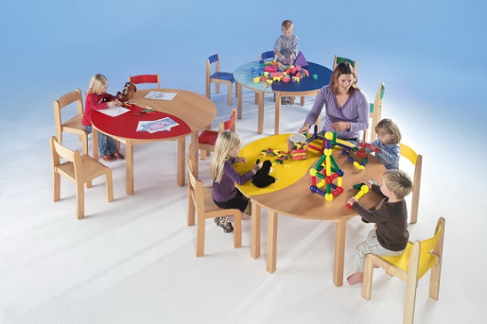  Kindergartentische, Kita Möbel & Kindergartenbedarf kaufen Illustration 